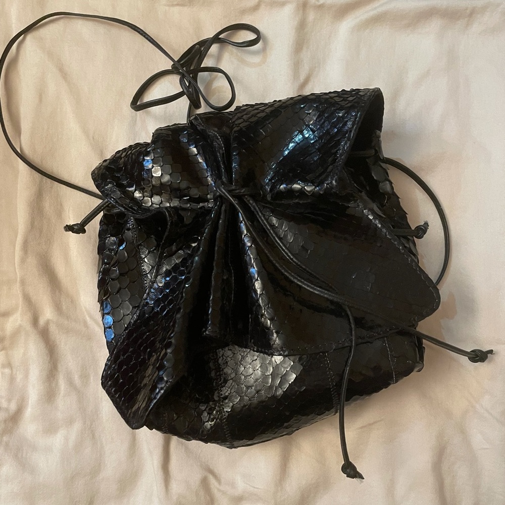 Carlos Falchi ~ Signature textured leather bag